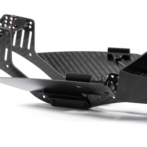 1/10 Carbon LCG Chassis Kit with Molded Bed Sliders Delrin Skid Plate Dual Servo Mount for SCX10 AR44 AR45 Capra F9 TRX4 Axle Gspeed V4 Chassis GS-FS Chassis G-Shot Chassis (Sliders) - color: Sliders