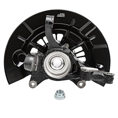 Detroit Axle - Front Steering Knuckles w/Hubs Outer Tie Rod End Links | Replacement for 2012-2017 Toyota Camry L LE XLE 2.5L - size: 4SU48654/Kit