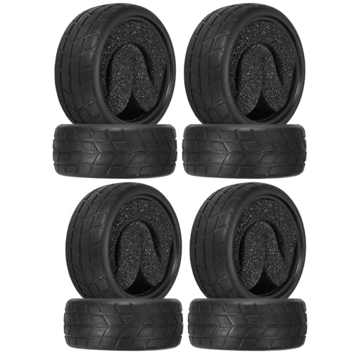 8pcs 1/10 RC Drift Tires 65 * 26mm for On Road Racing Car Drift RC Touring Car (Style C) - style: style C