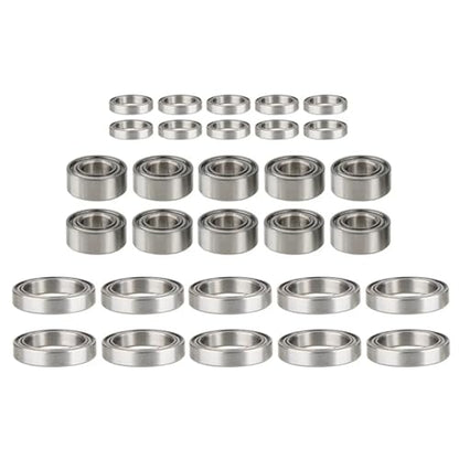 Double Rubber Seal for ZD for Racing DBX-10 10421-S 9102 1/10 rc Car Upgrade Replacement Parts 30Pcs Steel Ball Bearing Set
