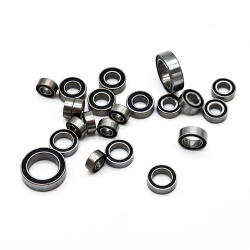 22pcs Rubber Sealed RC Ball Bearings Kit Compatible with TRX4M 1/18 RC Crawler Upgrade Parts