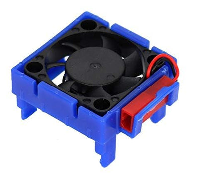 Powerhobby Cooling Fan for Traxxas Velineon VXl-3 ESC + 540 Heatsink Motor Fan Blue Fits : Slash Stampede 2WD RUSTLER Bandit VXL