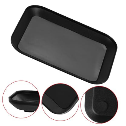 BESPORTBLE 1pcs Aluminum Alloy Screw Tray Model Car Rc Mechanic Magnetic Storage Plate Washers Nuts Bolts Serving Tray - color: Black