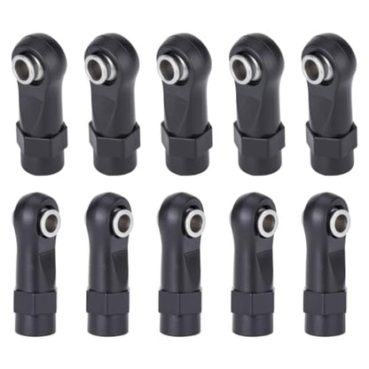 20Pcs RC Linkage Rod Ends,M3 Ball Joint Head Set for Traxxas TRX-4 Axial SCX10 HSP 90046 90047 1/10 RC Crawlers Car Upgrade Parts (20pcs Straight) - style: 20pcs Straight