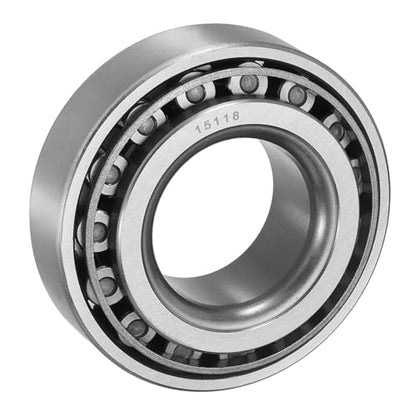 uxcell 15118 15250 Tapered Roller Bearing Cone and Cup Set, 1.1895" Bore x 2.50" OD x 0.8125" Thick, Chrome Steel Taper Bearing Set, ABEC-3 - size: 15118 15250