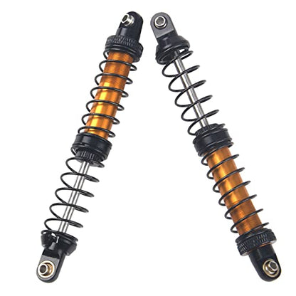 4Pcs ShareGoo Metal Shock Absorber 70/80/90/100/110/120mm Damper Compatible with Tamiya CC01 Traxxas TRX4 Axial SCX10 D90 D110 RR10 1/10 RC Crawler Car (110mm Hole Distance) - size: 110mm Hole Distance