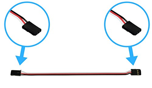 Futaba Style 6" / 150mm Male Male Servo Extension - 5 Pack #1005M