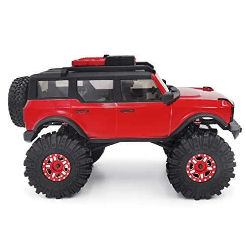 MOHERO 4PCS 1.0" Mud Grappler Rubber Tyre 1.0 Wheel Tires 62 * 22MM for Axial SCX24 90081 AXI00001 002 004 005 006 RC Crawler Car (C Style) - color: A-c Style