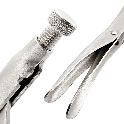 JOIKIT 3PCS 18 Inch C-Clamp Locking Pliers, Welding Pliers Set, Large Face C Clamp with Swivel Pads, Vise Grip C-Clamp for Woodworking Carpentry, Welding, Electrical Equipment - size: 18 Inch 3 PCS