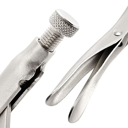 JOIKIT 3PCS 18 Inch C-Clamp Locking Pliers, Welding Pliers Set, Large Face C Clamp with Swivel Pads, Vise Grip C-Clamp for Woodworking Carpentry, Welding, Electrical Equipment - size: 18 Inch 3 PCS