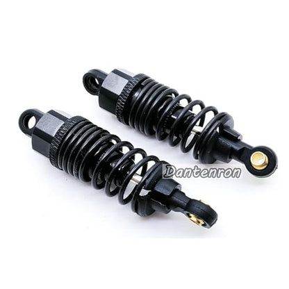 4Pack RC Car 102004 Adjustable Shock Absorber Damper Upgrade Parts Replacement Accessory 68mm For 1/10 RC On Road Drift Rally Car HSP 94102 94122 HPI Losi Axial Tamiya Redcat (Black) - color: Black