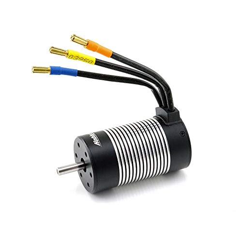 3665 4-Pole Waterproof Brushless Sensorless Motor for RC Car, Truck 3100KV, 2Y