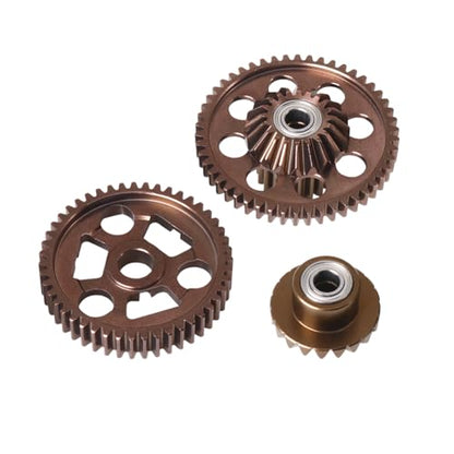 KYX Racing Aluminum Rear Transmission Gear Set Upgrades Accessories for 1/10 RC Crawler Car Tamiya Hotshot II