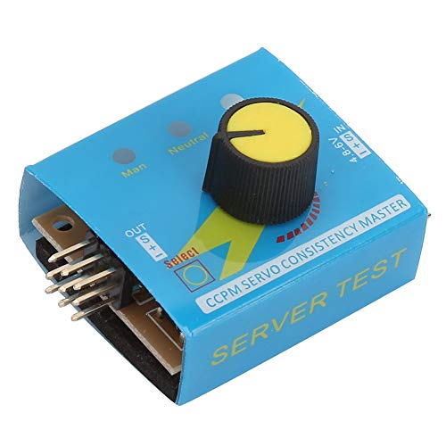 3 Channel Servo Tester, RC Servo Controller with Manual Auto Mode, for ESC Motor Testing Speed Tester, Dual Output 4.2-6.0V