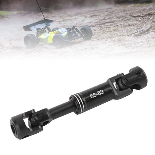 Drfeify RC Drive Shaft, Metal RC Car Crawler Drive Shaft with Screws for SCX10 1/10 RC Cars (68-82MM) - size: 68-82MM
