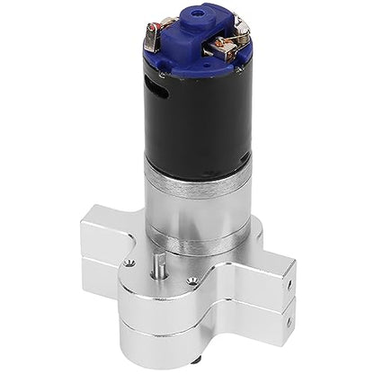 Metal Transfer Case RC Accessory for WPL Henglong B24 B16 B36, 370 CNC Aluminum Gearbox Replacement for RC Crawler Drivetrain Upgrade Kit