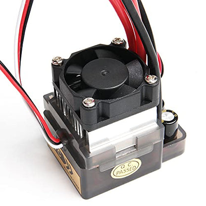 Acxico 1Pcs for RC Car Truck 7.2 V-16 V 320A High Voltage ESC Brushed Speed Controller Set