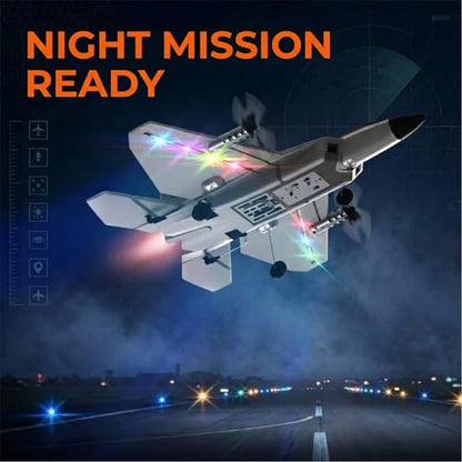 4-CH F-22 Raptor RC Plane,Vertical Flight Mode,Upgraded Dual Motors