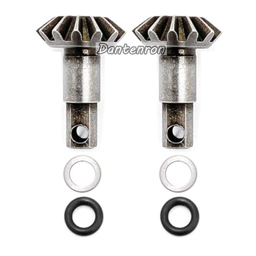 RC Metal Differential Gear Diff Gear Assembly Set Upgraded Parts Compatible with 1:10 Short Course Truck Car Traxxas Slash 4X4 / Stampede 4X4 / Rustle 4X4 / Huanqi 727 Upgraded Parts