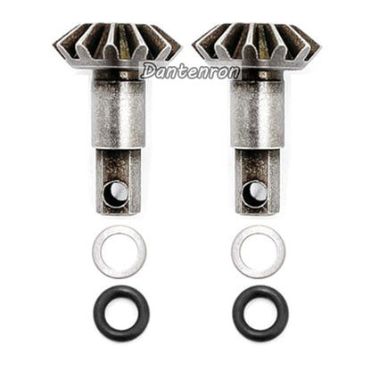 RC Metal Differential Gear Diff Gear Assembly Set Upgraded Parts Compatible with 1:10 Short Course Truck Car Traxxas Slash 4X4 / Stampede 4X4 / Rustle 4X4 / Huanqi 727 Upgraded Parts