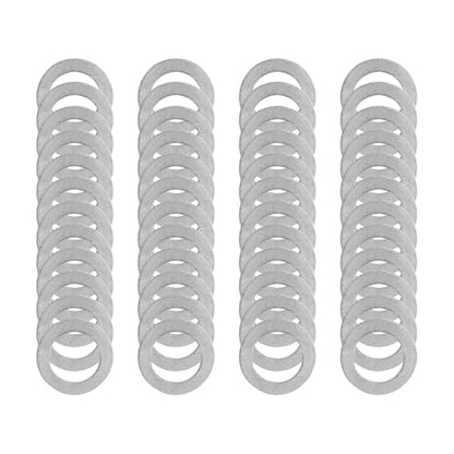 M3×5mm 304 Stainless Steel Shim Washers, 48-Piece Micro Alignment Set | 0.1/0.2/0.3/0.5mm thickness grades for fine alignment in electronics, miniature models, compact mechanisms and DIY projects - size: M3x5