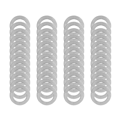 M3×5mm 304 Stainless Steel Shim Washers, 48-Piece Micro Alignment Set | 0.1/0.2/0.3/0.5mm thickness grades for fine alignment in electronics, miniature models, compact mechanisms and DIY projects - size: M3x5