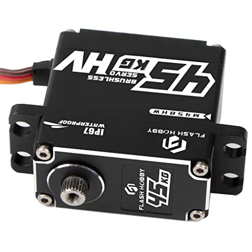 Waterproof 180 Degree Torque Digital Brushless Motor Servo RC Car Truck Robot Parts (M45BHW)