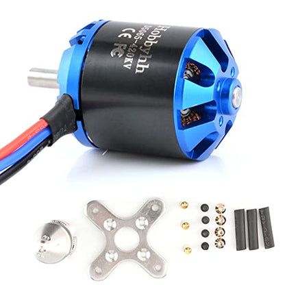 DIAMONDDYNAMICS Hobbyhh D5065 400kv RC Brushless Motor Power 1500W with 4.0mm Banana Head for DIY RC Glider Aircraft Plane and UAV - size: 5065-400KV