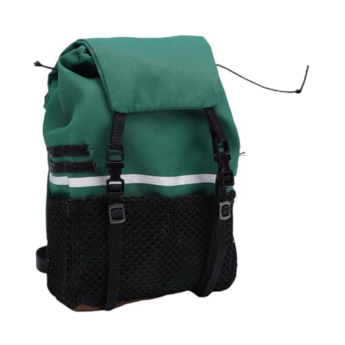 Yctze RC Simulation Backpack, Oxford Cloth Storage Bag, Stickers Backpack with Customization, Ideal for SCX10, 1/8 & 1/10 Scale RC Crawlers (Green) - color: Green