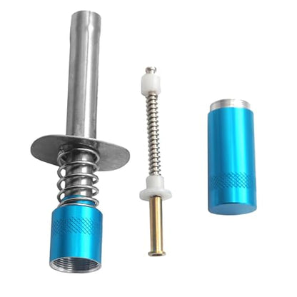 1/8 RC Car Glow Plug Igniter Starter 1/10 Nitro Engine Start Tool Support AA Batteries Power Compatible with 1:8 1:10 Scale Crawler Buggy Monster Truck Car Boat Plane Traxxas Tamiya Blue