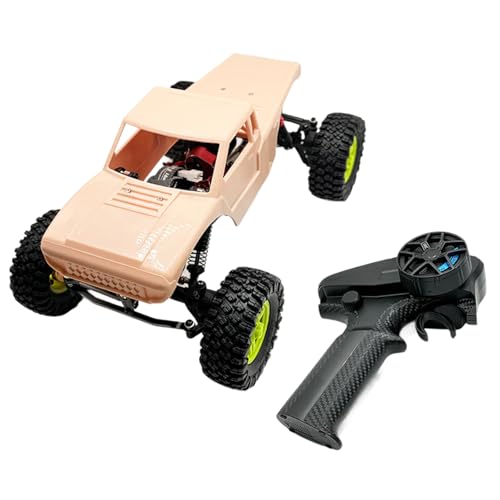 furitek 1/18 RC Crawler TerraX Active Pro 4WS – 1/18 ARTR RC Rock Crawler Remote Control Car w 4-Wheel Steering, Full Kit RTR Ready-to-Run 2-in-1 Outrunner Brushless System - color: Champagne Nude