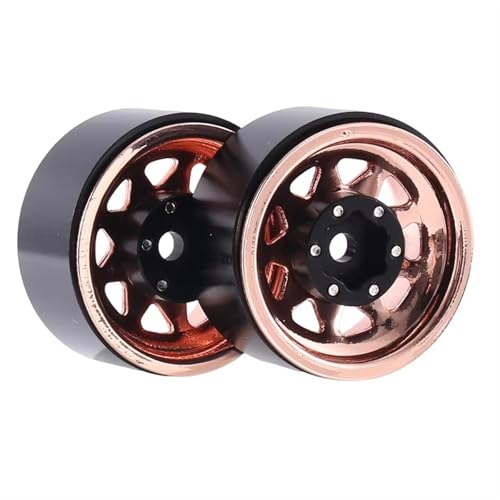 RC Models Parts For Axial For SCX24 For AX24 For TRX4M For FCX24 1 IN Beadlock Wheel Rim Deep Dish Negative Offset 3.78Mm Hub For 1/18 1/24 RC Crawler Car