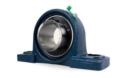 UCP209-28 Pillow Block Bearing (2 Pack), 1-3/4 inch Bore, 2 Bolt Flange Mounted, Solid Cast Iron Base, Self-Alignment - size: UCP209-28