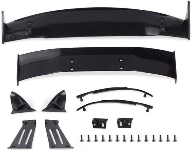 Universal 1/10 RC Car Body Wing Spoiler Body Shell Rear Spoiler Tail Wing Side Mirror Toy Vehicles Upgrade Parts