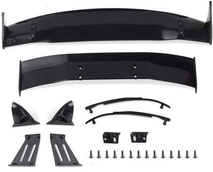 Universal 1/10 RC Car Body Wing Spoiler Body Shell Rear Spoiler Tail Wing Side Mirror Toy Vehicles Upgrade Parts