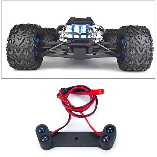 AXSPEED RC LED Light Headlight Taillight Front Rear Light Lamp for TRX E-REVO 2.0 4WD 1/8 RC Truck