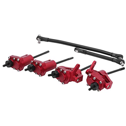 RC Portal Axle Kit, Durable Off-Road Rear Upgrade with Steering Link Shaft for RC Hobbyists, Crawlers and Trail Enthusiasts