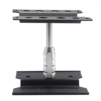 RC Aluminum Alloy Work Stand Repair Workstation 360 Degree Rotation Lift Compatible with Traxxas Axial SCX10 HSP HPI 1/8 1/10 1/12 Scale RC Truck Buggy Drift Car