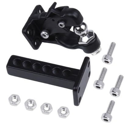 Hobbypark Metal RC Crawler Trailer Hook Simulation Rock Climbing Tow Hook Drop Hitch Receiver for Traxxas TRX4 Axial SCX10 II III Redcat Gen7 Gen8 1/10 Scale