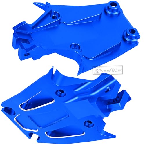 RC Alloy Chassis Brace Mounts & Motor Mount & Motor Plate Upgrades Part for 1/10 Jato 4X4 Brushless,Jato 4X4 VXL,Replace #9025,#7460A,#7490,Navy Blue - color: Navy Blue(1set)