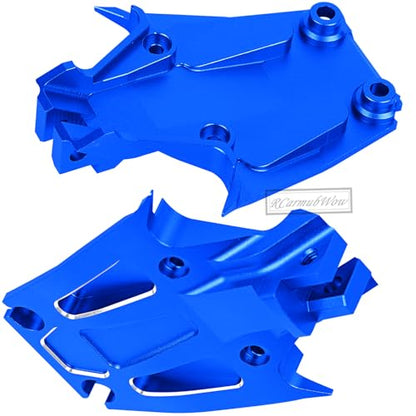 RC Alloy Chassis Brace Mounts & Motor Mount & Motor Plate Upgrades Part for 1/10 Jato 4X4 Brushless,Jato 4X4 VXL,Replace #9025,#7460A,#7490,Navy Blue - color: Navy Blue(1set)
