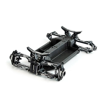 UDIRC 7075 Aluminum Alloy Upgrade Kit, A-Arms, Wheel Hub, Diff Covers & Shock Towers, for UD1610S UD1610PRO UD1611, Black
