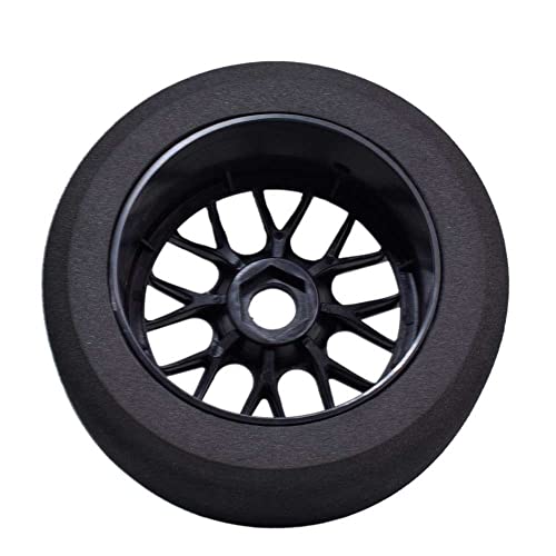 RC Wheels and Tires, 4Pcs 1/8 Off-Road EVA Foam Tires 17mm Hex Hubs Wheels Rim for Kyosho HSP HPI RC Racing Toy Car Trucks Crawlers, 1/8 RC Car Parts and Accessories - style: 1/8 88H Foam
