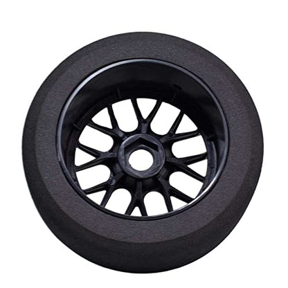 RC Wheels and Tires, 4Pcs 1/8 Off-Road EVA Foam Tires 17mm Hex Hubs Wheels Rim for Kyosho HSP HPI RC Racing Toy Car Trucks Crawlers, 1/8 RC Car Parts and Accessories - style: 1/8 88H Foam