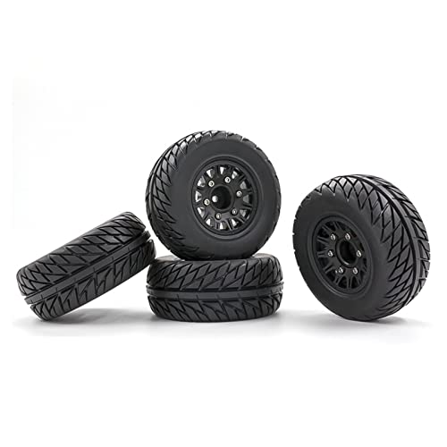 GoolRC RC Car Tires 4pcs Replacements for 12MM 14MM 17MM ARRMA Replacmenet for TRX HSP Tamiya HPI Off-Road Vehicle Short Truck RC Car Wheels RC Car Tires B