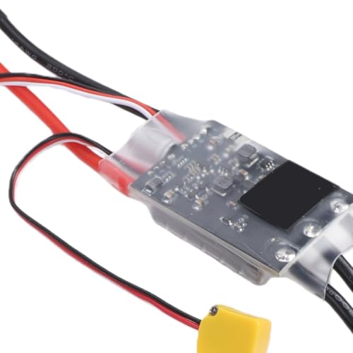 RC Brushless Motor ESC Combo, CNC Aluminum Heatsink 4300KV Motor with 75A ESC, 2S to 3S for 1 10 RC Cars Boats Trucks Racing Hobby Users