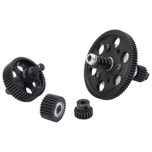 for Axial for SCX10 1/10 RC Car Upgrade Parts Metal Full Set Complete Gearbox Gears Transmission Gear OP 87T Spur 20T Pinion RC Cars Models Parts