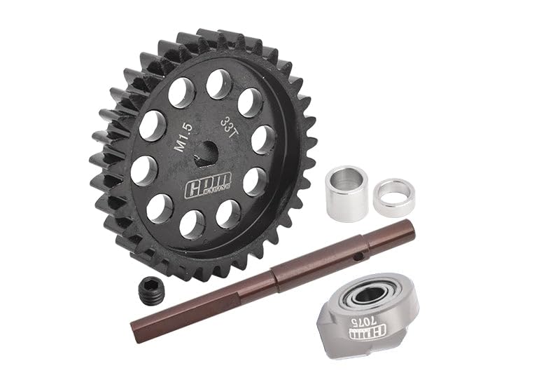 40Cr Carbon Steel M1.5 Spur Gear 33T for 1:5 Traxxas X Maxx 6S / X Maxx 8S / XRT 8S Monster Truck Upgrades