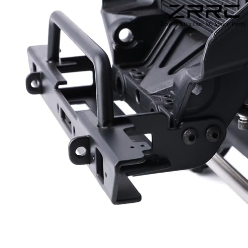 Steel Front Flat Bumper Kit Compatible with Vanquish VP VS4-10 Phoenix 1/10 RC Crawler, Heavy 45# Steel Front Bumper Upgrade for 1/10 RC Rock Crawler - style: Front