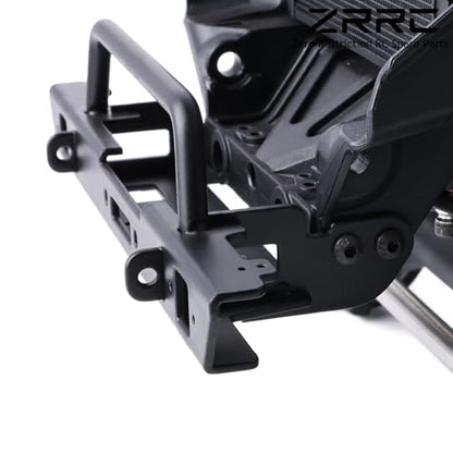 Steel Front Flat Bumper Kit Compatible with Vanquish VP VS4-10 Phoenix 1/10 RC Crawler, Heavy 45# Steel Front Bumper Upgrade for 1/10 RC Rock Crawler - style: Front